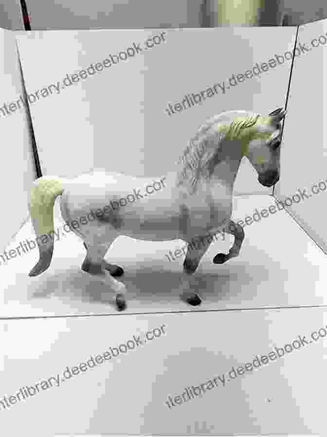 A Breyer Lipizzaner Model In A Classic Dressage Pose Mercury S Flight: The Story Of A Lipizzaner Stallion (The Breyer Horse Collection 4)