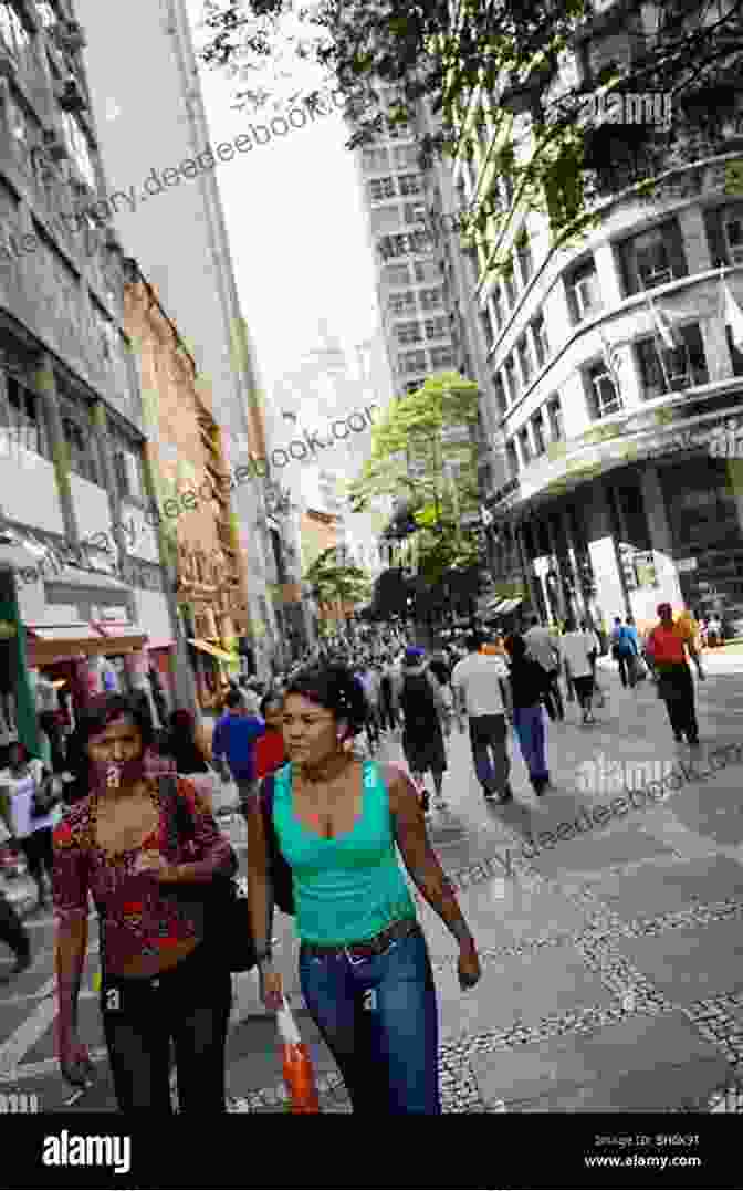A Bustling Street Scene In São Paulo, Brazil 180 Cities Of Brazil Rosalie Gallinaro