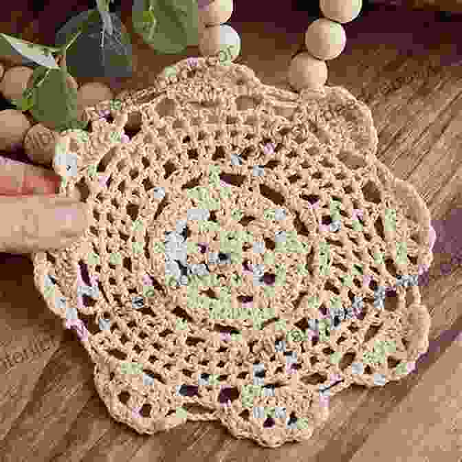 A Close Up Of A Delicate Lacework Crochet Project Made With Left Hand Crochet. Crochet Patterns With Left Hand: Simple And Detail Left Hand Crochet Tutorials For Beginners: Left Hand Crochet Guide