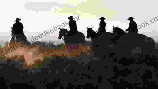 A Group Of Cowboys Riding Through A Desert Landscape Avenging Angels: Vengeance Trail A W Hart