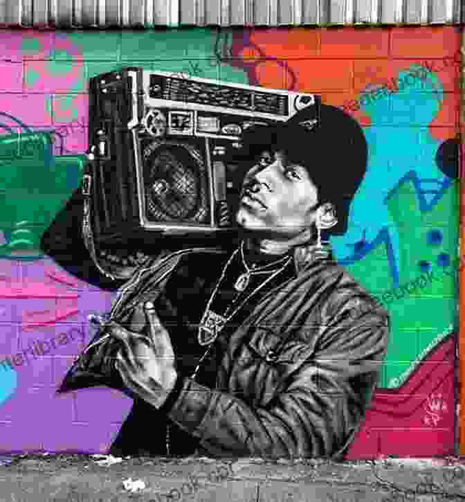 A Panoramic View Of A Vibrant Hip Hop Street Art Mural Covering A City Wall The Art Album: Exploring The Connection Between Hip Hop Music And Visual Art