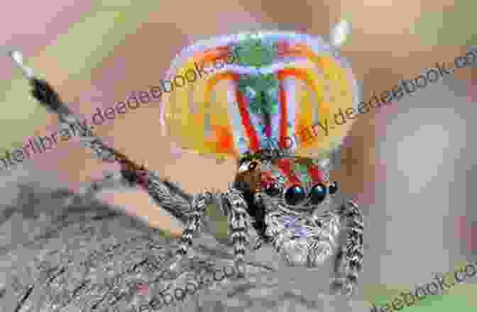 A Peacock Spider Performing Its Mating Dance Brainy Bugs : Funny Facts For Curious Kids