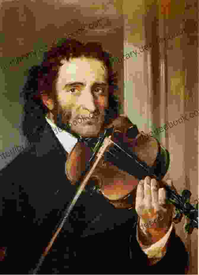 A Portrait Of Niccolò Paganini, A Renowned Italian Violinist And Composer, Holding A Violin, With A Stern Expression And Piercing Eyes. We Are All Ears : Niccolo Paganini