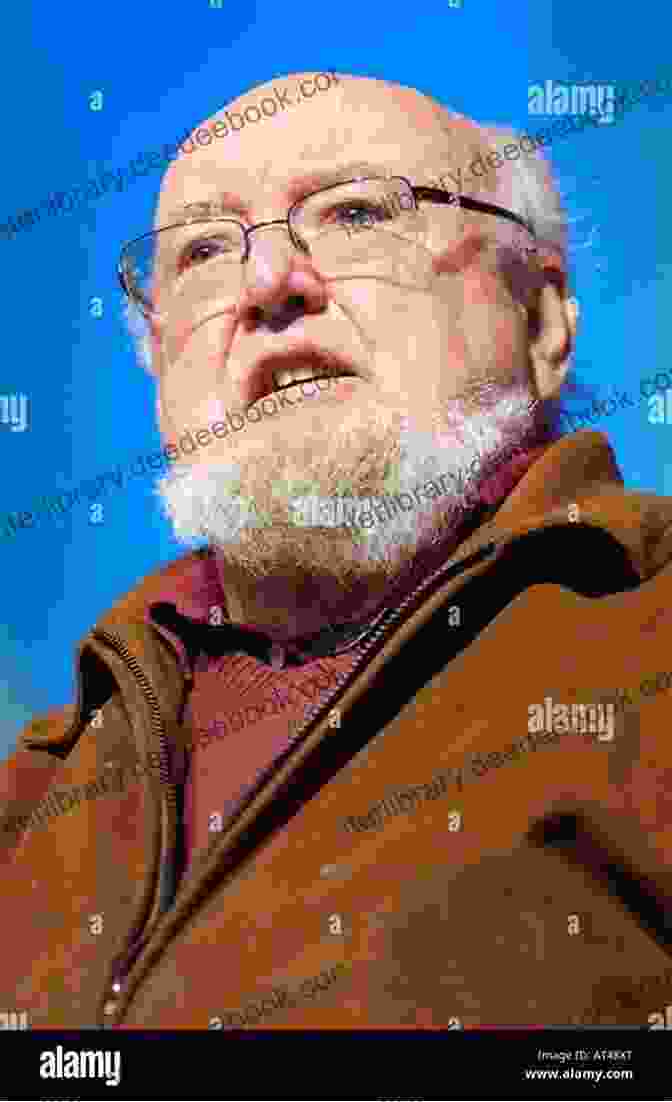 A Portrait Of Thomas Keneally, A Distinguished Looking Man With White Hair And A Gentle Expression. Schindler S List Thomas Keneally