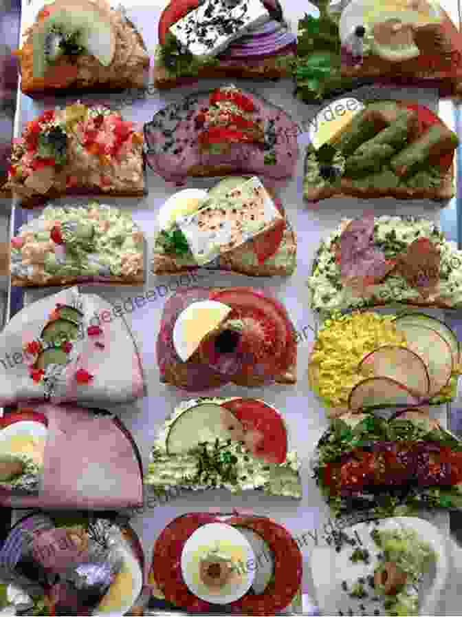 Assortment Of Tempting Danish Pastries And Open Faced Sandwiches Denmark: Copenhagen Baltic Sea (Scandivavia 3)