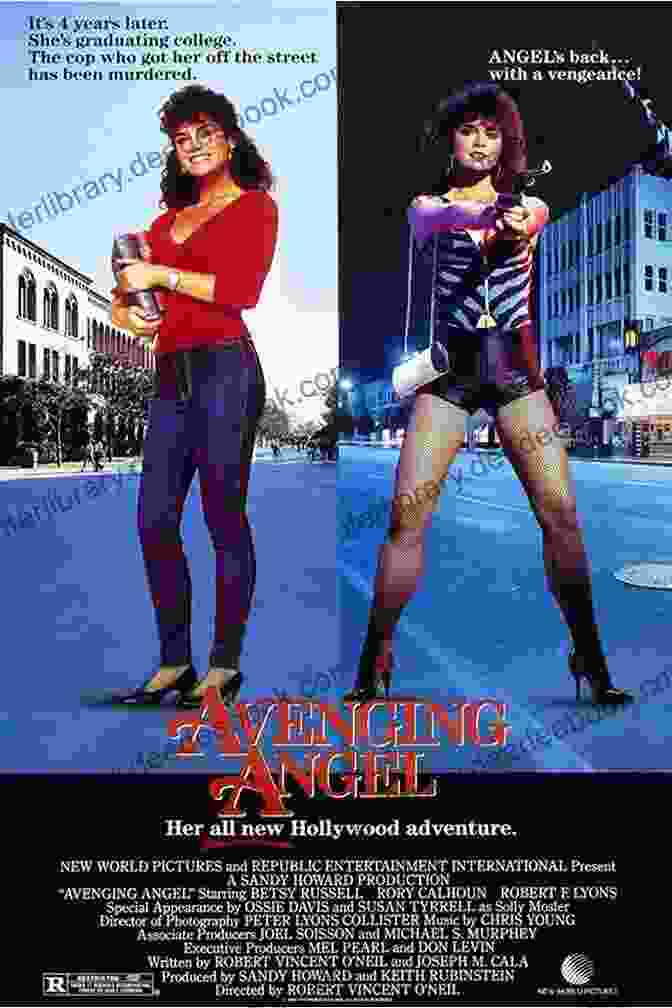 Avenging Angels Movie Poster With Jacqueline Bisset And Christopher George Avenging Angels: The Wine Of Violence