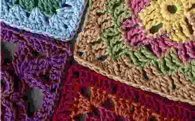 Crochet Squares With Various Textures, Including Bobbles, Popcorn Stitches, And Cables Granny Square Patterns: Colorful And Creative Crochet Squares To Inspire You