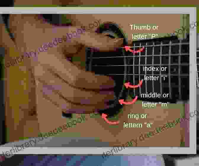 Diagram Illustrating Various Fingerpicking Patterns Used In Finger Banjo Mixed Lead Style 2 FINGER BANJO: MIXED LEAD STYLE: VOL III (english)