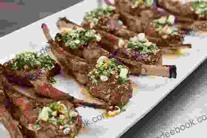 Grilled Lamb Chops Served With Lemon Wedges And Oregano Happy Like A Greek: Fill Your Life With Joy The Mediterranean Way