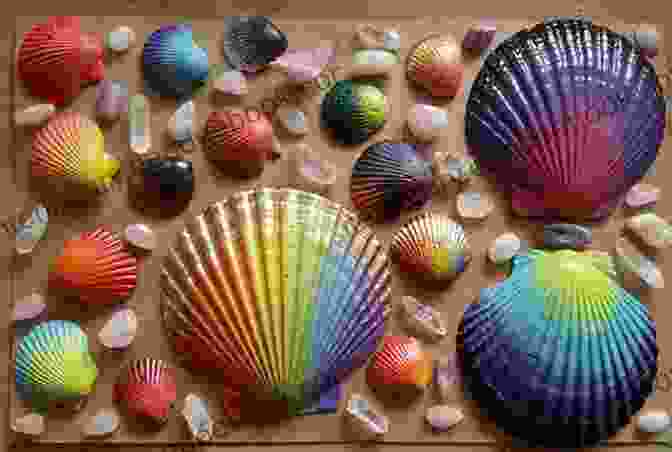 Iridescent Seashell With Rainbow Of Colors Seashell Beauty And The Concept Of Nature At Play