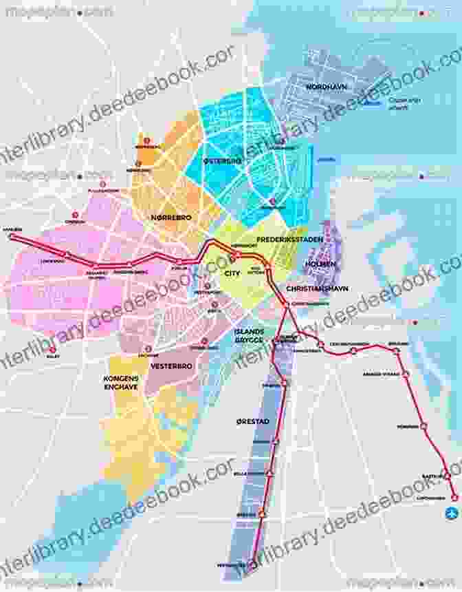 Map Of Copenhagen And Surrounding Areas Denmark: Copenhagen Baltic Sea (Scandivavia 3)