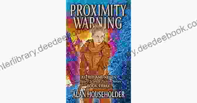 Proximity Warning Book Cover Featuring A Spaceship In Distress Against A Backdrop Of Distant Stars Proximity Warning (Astrid Amundsen Military Science Fiction 3)