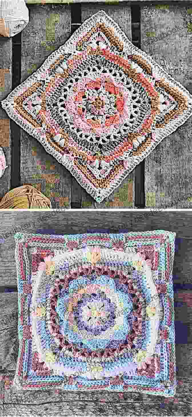 Showcase Of Stunning Crochet Square Projects, Featuring Intricate Patterns, Vibrant Colors, And Creative Applications Granny Square Patterns: Colorful And Creative Crochet Squares To Inspire You
