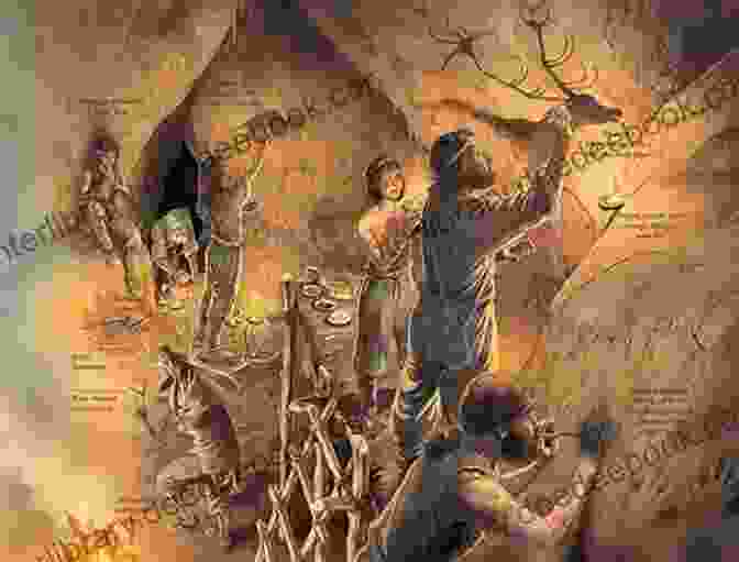 Stone Age Adventure Cover Art Depicting A Prehistoric Human Amidst A Lush Landscape A Stone Age Adventure: A Rhyming Play (Plays For Schools 1)
