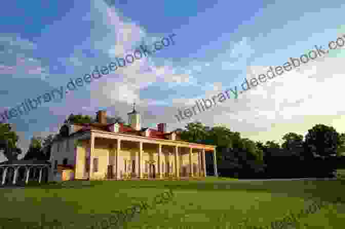 The Iconic Mansion Of Mount Vernon With Its White Columns And Red Brick Facade Mt Vernon Estate The Home Of Our First President