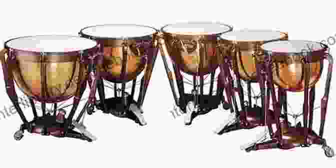 Two Timpanists Perform A Duet, Their Mallets Striking The Drums With Precision And Passion. TIMPANI DUETS DRUMSET/TIMPANI DUETS