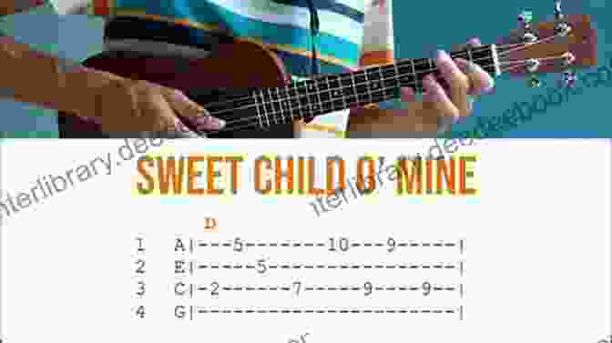Ukulele Player Performing Sweet Child O' Mine By Guns N' Roses Ukulele 3 Chord Songbook Volume Two: 15 Easy To Learn Songs For The Ukulele