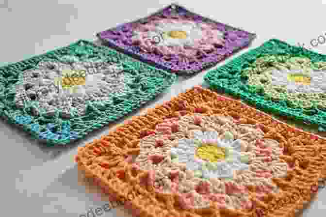 Various Creative Applications Of Crochet Squares, Including Blankets, Afghans, Scarves, And Wall Hangings Granny Square Patterns: Colorful And Creative Crochet Squares To Inspire You