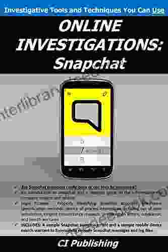 ONLINE INVESTIGATIONS: Snapchat Jeff Wenker